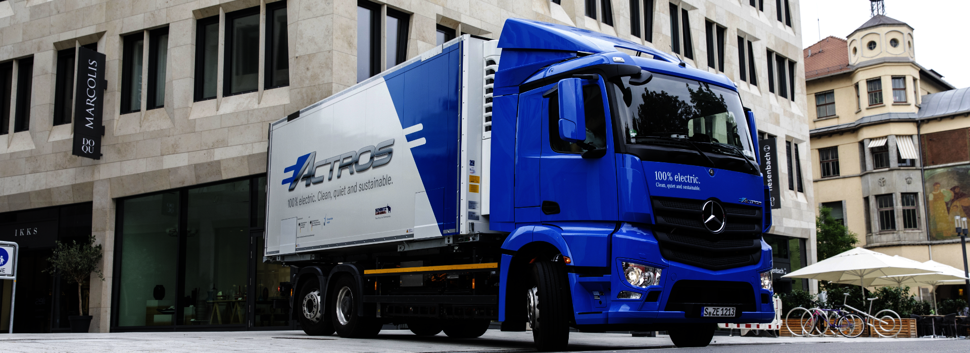 eActros in Innenstadt