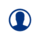 Kopf in Kreis Ansprechpartner Symbol